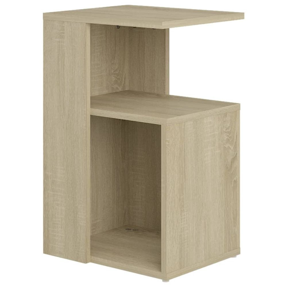 Vidaxl Príručný stolík, dub sonoma 36x30x56 cm, kompozitné drevo